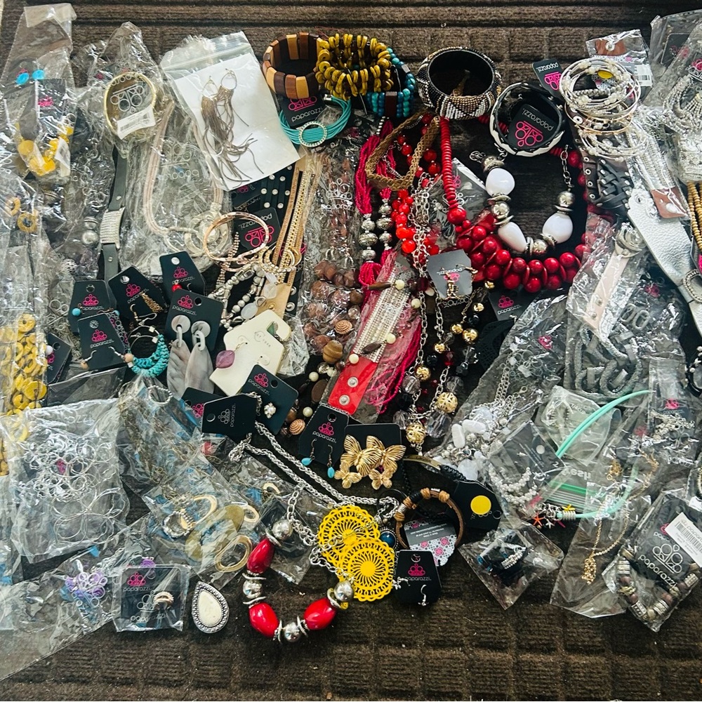 Large Lot of Costume Jewelry Never Worn 96 pieces